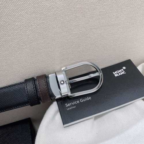 万宝家-原单# 商务真皮腰带 简约设计 品位之选 低调中彰显格调，流畅线条勾勒现代美学。万宝家经典工艺融合潮流元素，既是腰带，更是品位的象征。 商务休闲 一“带