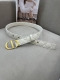 Dior官网同步，3.0 Cm羊腰带，简约大气复古五金，品质到位，永恒的美感，三色可选，长度75 －95，编号：Npj-2-3081