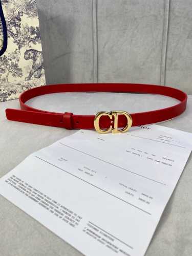 宽度2.0Cm Dior 迪奧 爆款平面無線帶身 Saddle进口小牛皮带身 金属“Cd”标志 採用進口雙面頭層牛皮