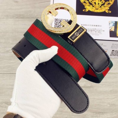 品名：古奇.Gu Cci原单 型号：认准如图专柜包装，赠送打孔器 材料：百分百头层牛皮，保证真皮。24K纯钢扣，镶钻红绿布系列专柜同等质量， 送人自用首选 包装