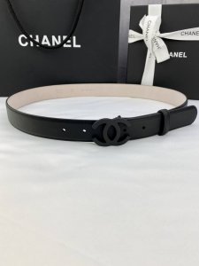 宽度3.0Cm Chanel 香奈儿 女士经典款腰带皮带新款光滑内衬磨砂牛皮搭配精品钢扣