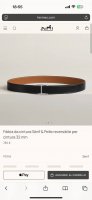 款 SéRif 精品五金 搭配进口Togo皮 宽度32Mm 以其精湛工艺高品质材料和经典设计备受推崇 是男士腰带顶级选择 简约大气 适合商务和休闲场合 产品手感