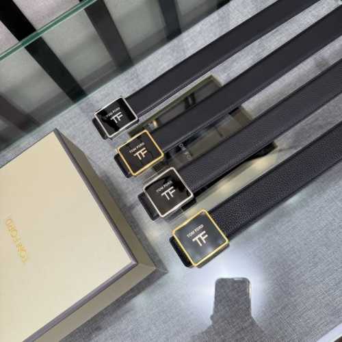 汤姆福特最新网红爆款双面头层牛皮专柜同步3.8宽新款上市了，原版牛皮，搭配铜扣，优雅，大方用的方便。谢谢你转载。