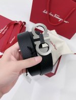 特 Ferragamo.菲拉格慕 全套包装 支持Nfc扫码 宽度3.5Cm 高级定制款男士皮带 双面进口牛皮 可双面使用 自行选择搭配 真材实料 很有质感 时尚