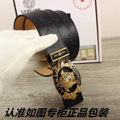 品名：范思哲.Ver Sace原单 型号：认准如图专柜包装，赠送打孔器 材料：百分百头层牛皮，保证真皮。美人头，24K钢扣专柜同等质量， 送人自用首选 包装：