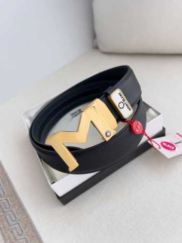 品名：万宝龙.Montblanc原单 腰带 自动皮带 型号：自动带，原版新款纯钢材质自动扣，双面头层牛皮实物拍摄， 材料：百分百头层牛皮，保证真皮。专柜同等质量