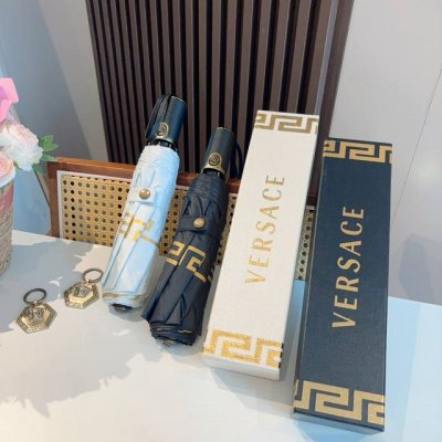 范思哲 Versace 新款 三折自动折叠晴雨伞 年度最新火爆单品 原单代工级品质 第一代210T碰击布防嗮拒水技术 阻隔99%直射伞面的紫外线 杜绝夏季晒伤