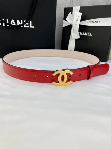 宽度3.0Cm Chanel 香奈儿 女士经典款腰带皮带新款光滑内衬磨砂牛皮银色 压砂面精品钢扣