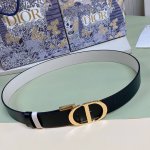 迪奥.Dior 配送专柜全套礼盒包装3.5Cm D Ior 30 Montaigne *Cd*腰带 饰有*Christian Dior*标志 富