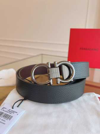 特 Ferragamo.菲拉格慕 新款全套包装 宽度3.5Cm 高级定制款男士皮带 双面进口牛皮 可双面使用 自行选择搭配 真材实料 很有质感 时尚经典不失风范 - 点击图像关闭
