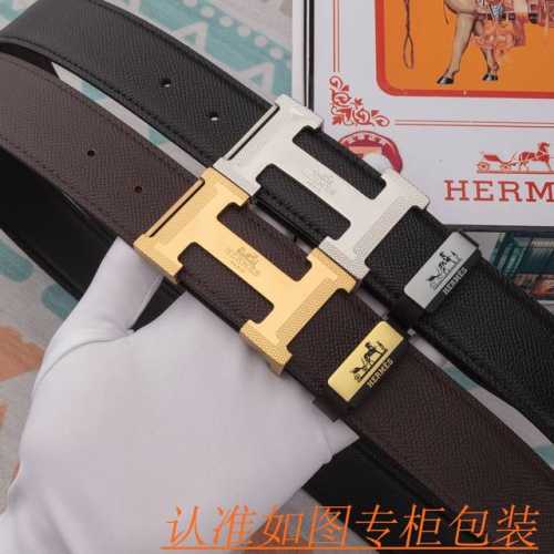 品名：爱马仕皮带原单腰带 材料：百分百头层牛皮腰带，保证真皮皮带，专柜原单品质、做工精细，送人自用首选 包装： 请认准如图专柜包装，赠送打孔器，银联发票，宽度3