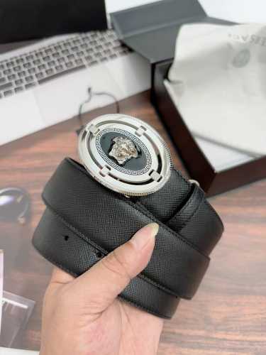 特P250 范思哲宽4.0，进口热压纹路头层牛皮饰以人头钢扣，9175115