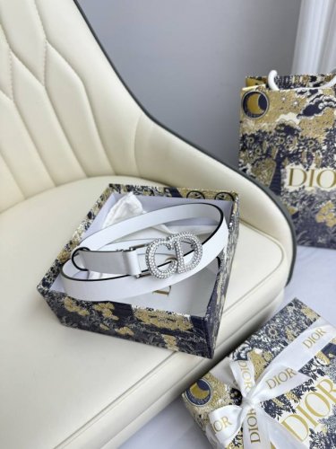 特 Dior 2.0cm腰带 双面原版牛皮 搭配CD标志性扣头 原单品质