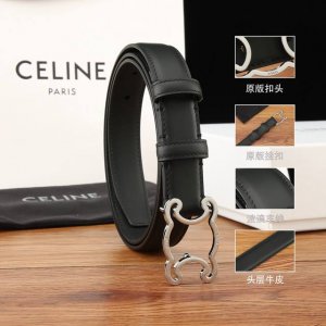 特 CéLine.赛林 女款腰带 全套包装 新款女款女士腰带 正品开模2.5Mm。外贸公司订单出口越南 原厂意大利进口皮，正品真空电镀五金，欢迎转图！