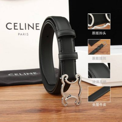 特 CéLine.赛林 女款腰带 全套包装 新款女款女士腰带 正品开模2.5Mm。外贸公司订单出口越南 原厂意大利进口皮，正品真空电镀五金，欢迎转图！