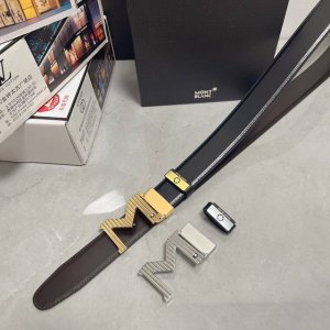 品名：万宝龙 Montblanc 原单 材质：原单牛皮腰带 百分百头层牛皮腰带保证真皮，24K纯钢扣，专柜原单品质、做工精细，时尚大牌，送人自用首选 包装： 请