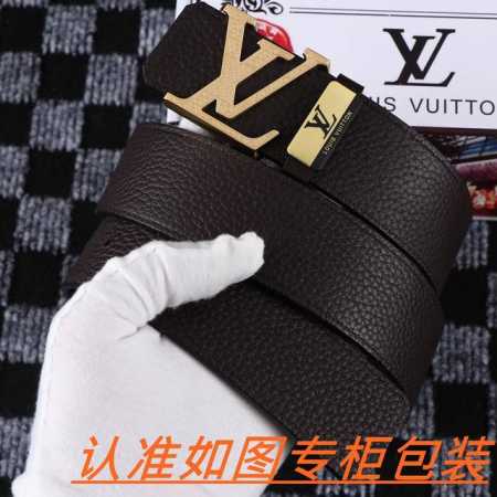 品名：Lv..路易..威登原单 材料：百分百头层牛皮，保证真皮。24K纯钢扣双面可用专柜同等质量， 送人自用首选 包装： 请认准如图专柜包装，赠送打孔器，银联发 - 点击图像关闭