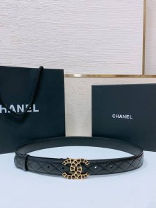 Chanel经典双C皮带腰带 Logo扣搭配进口小牛羊皮带身，质感满分，简直身春日里的点睛之笔，皮带直径3.0Cm