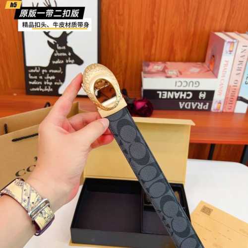 1带1扣 1带2扣 巴宝B家 滑道 双扣版 1带2扣 正版开模 此款腰带双面采用原厂牛皮带身，精密电镀标志性五金搭扣 对版专柜。3.8Cm 如需木盒40