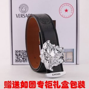 皮带：范思哲.Ver 原单 腰带：百分百头层牛皮，保证真皮。24K纯钢扣双面可用专柜同等质量， 送人自用首选包装： 请认准如图专柜包装，赠送打孔器，银联发票，宽