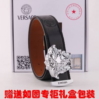 皮带：范思哲.Ver 原单 腰带：百分百头层牛皮，保证真皮。24K纯钢扣双面可用专柜同等质量， 送人自用首选包装： 请认准如图专柜包装，赠送打孔器，银联发票，宽