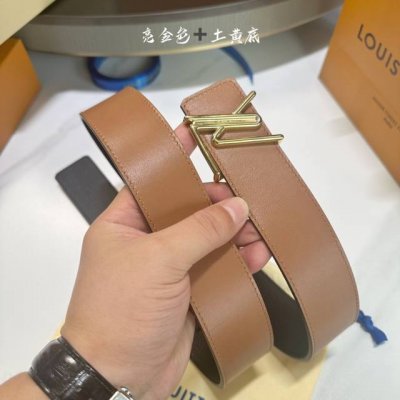 特 寬度：40Mm Lv Ide Truck L Oeii雙面腰帶 驢家 海外原單代特供 面為進口小牛皮荔枝紋襯托原廠配色柔軟小牛皮底 搭配最新鋼五金搭扣 手感