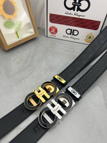 品名：菲拉格幕 自动带 材质：原单牛皮腰带 百分百头层牛皮腰带保证真皮，24K纯钢扣，专柜原单品质、做工精细，时尚大牌，送人自用首选 包装： 请认准如图专柜包装