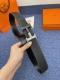 品牌爱玛仕 No.550 描述经典系列新品腰带，采用小牛皮材质，完美搭配手工车线，经典配色，可搭配商务西装或更为休闲的造型。腰带为法国尺寸，请在购买前参阅腰带尺