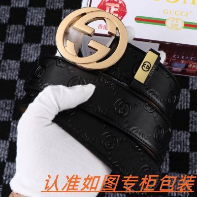 品名：古奇.Gu...Cci原单 材料：百分百头层牛皮，保证真皮。24K纯钢扣双面可用专柜同等质量， 送人自用首选 包装： 请认准如图专柜包装，赠送打孔器，银联