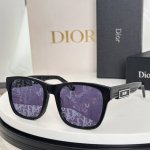 新品 迪奥板材字母太阳眼镜 Dior B23 S2F 时尚Cd高级方形潮款墨镜 男女款 素颜百搭光学眼镜 平光镜 可配近视镜片 Size 58-20-145