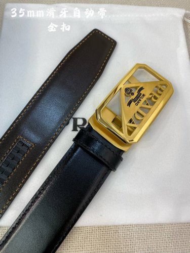 特 普拉达男士自动腰带- 宽度34Mm 316精品钢扣 精工打造 手感柔软 可以裁剪