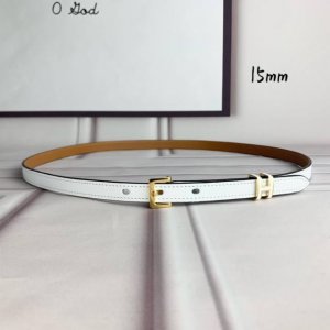 特 Hermès 爱马仕 女款针扣皮带 原单品质 进口头层牛皮 白色手掌纹面搭配土黄色原版底 15Mm宽 配精品金 银钢扣