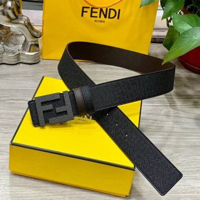 Fendl 芬迪 专柜同款 宽40Mm双面原版小牛皮 搭配单钌钯电镀扣 完美的手感.油边 出众的设计.风格 高贵奢华 时尚大方 高清实拍 货真价实 品质保证
