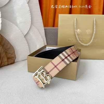 品牌:博柏利 价格:特 尺寸:带宽40mm 正品尺寸 五金材质:专柜精品扣，真空电镀，工艺精细 带身材质:天然头层牛皮.质感十足，手感柔软。时尚个性，经典百搭！