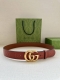 特 宽度4.0Cm Gucci 这款单品将品牌的过去与未来贯通在一起，以现代风格的全新设计诠释了经典设计元素。Guccio Gucci字母交织图案巧妙融入纹理和