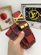 品名：Lv..路易..威登原单 材质：原单牛皮腰带 百分百头层牛皮腰带保证真皮，24K纯钢扣，专柜原单品质、做工精细，时尚大牌，送人自用首选包装： 请认准如图专