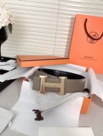 特 现货 ｜HermèS｜ 爱马仕38Mm 宽皮带 双拼色 精品扣