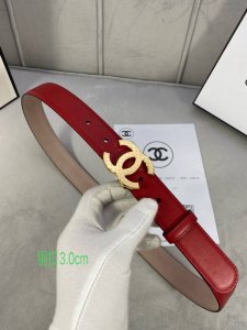 宽度3.0Cm Chanel 香奈儿 特级进口小牛皮内衬原版磨砂底，饰有金 银色花纹金属logo花纹钢扣。