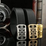 特P190 纪凡希秘原单高端品质宽度3.9精美钢扣头意大利进口头层小牛皮原版花纹手感极佳 上身郊果棒男士最爱商务休闲两用长度100一125下单请留言长度