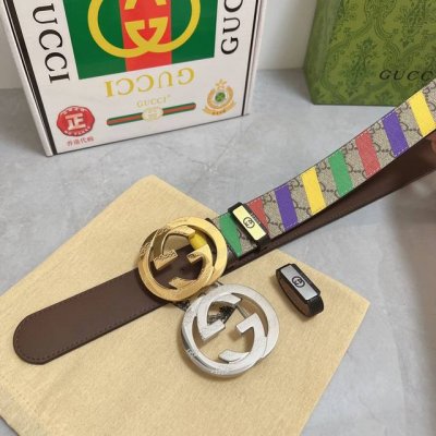 品名：古奇.Gu...Ci 原单 材质：原单牛皮腰带 专柜原单品质、做工精细，时尚大牌，送人自用首选 包装： 请认准如图专柜包装赠送打孔器手提袋专柜礼盒宽度3.