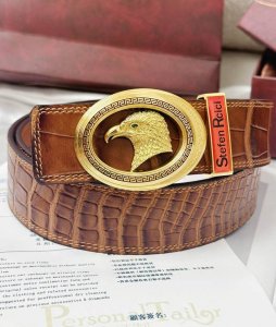 皮带: Stefen Rcici.史特芬.尼茨 腰带: 顶级原单复刻.私人订制高端特供版 等级: 进口原厂头层鳄鱼皮纹路-24K纯钢材质.镶钻石真空电镀工艺.史