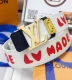 皮带：Lv..路易..威登顶级复刻- 腰带：原单品质百分百进口原厂头层牛皮，保证真皮。镜面设计工艺.真空电镀.永不掉色.24K纯钢扣头层小牛皮涂鸦手绘油画系列双