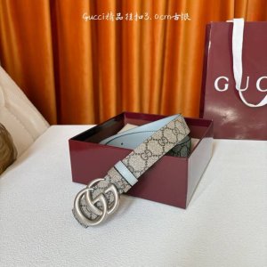 Gucci 3.0Mm 女款 双面原厂皮 双面使用 原厂精品扣头 高端顶级品质 休闲百搭 专柜同款
