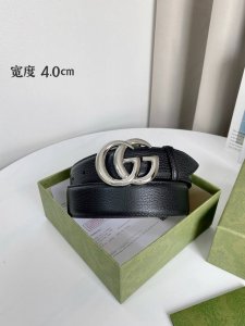 腰带皮带 Gucci 专柜同步原单正品腰带，进口原厂头层牛皮，非市场普通荔枝纹，真空电镀亮面五金，原厂代工出货，宽度4.0Cm