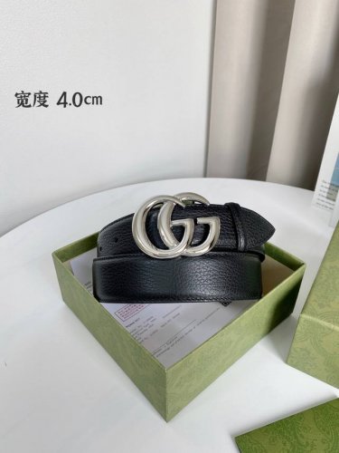 腰带皮带 Gucci 专柜同步原单正品腰带，进口原厂头层牛皮，非市场普通荔枝纹，真空电镀亮面五金，原厂代工出货，宽度4.0Cm