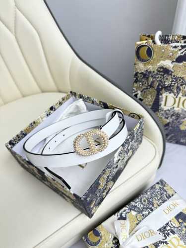 特 Dior 2.0Cm腰带 双面原版牛皮 搭配Cd标志性扣头 原单品质