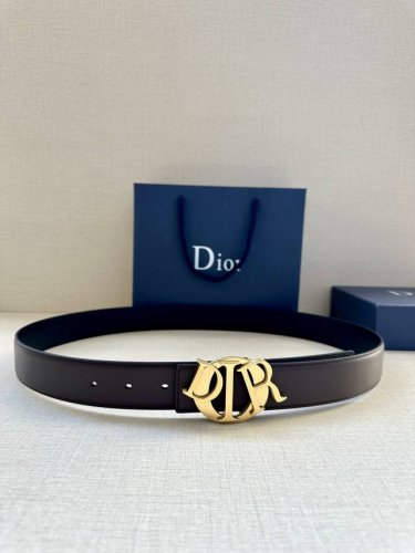 宽度3.5Cm 这款 Dior Charm腰带不锈钢扣以金色饰面图案设计重新演绎经典的 Dior 标志。可搭配各式35毫米腰带，打造时尚高雅的造型。