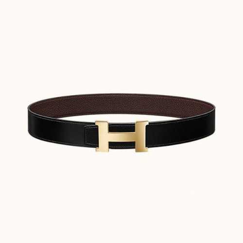 爱马仕顶级原单Togo皮 官网同步 Hermes-Royal Belt Buckle & Reversible Leather Strap双面进口皮双面可用 精