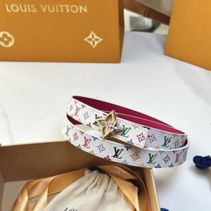 驢牌 寬度2Cm雙面用女士腰帶 一面訂制帆布材料襯托原廠小牛皮 標誌性花卉圖案搭扣 女神必備單品