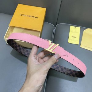 原版包裝1.0 L0Uis Vuitt0N 今季新品 女士原單腰帶 寬度30毫米 經典小花Pvc面搭配荔枝紋牛皮壓花 搭配新款精鋼五金 可雙面佩戴 百搭款